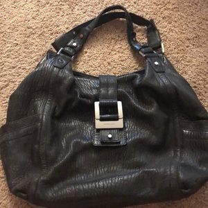 Michael Kors purse-black leather